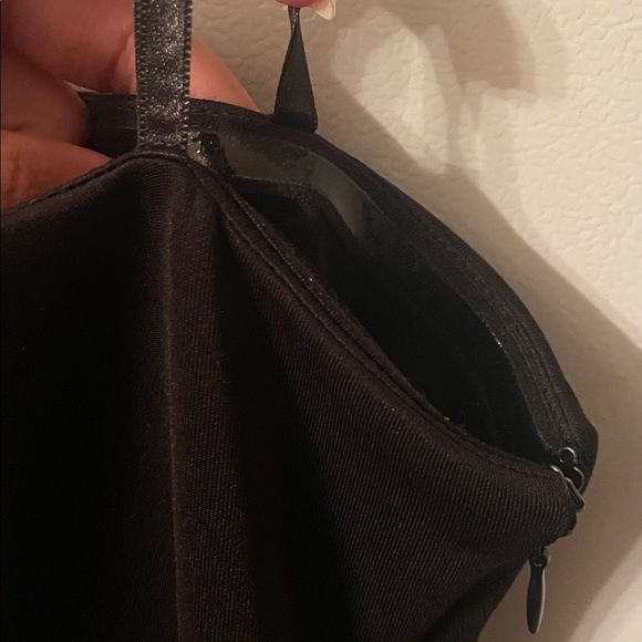 Eliza J Size 8 Elegant Black One-Shoulder Dress with Bow - Picture 7 of 8